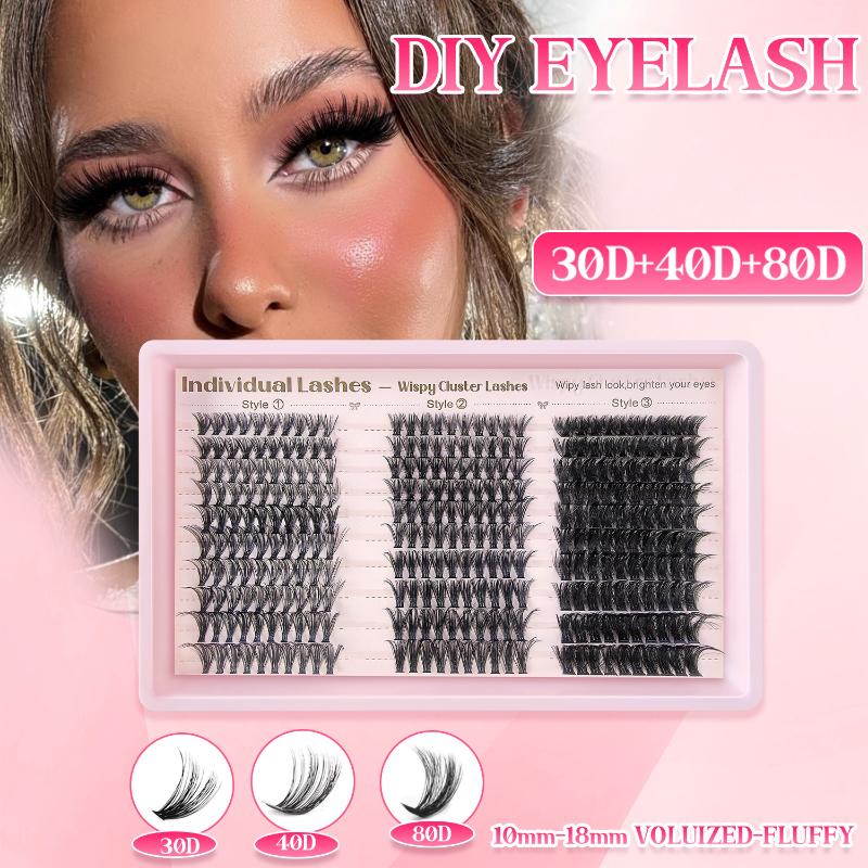Eyelash Extension Kits - طقم تمديد الرموش DIY مع رموش