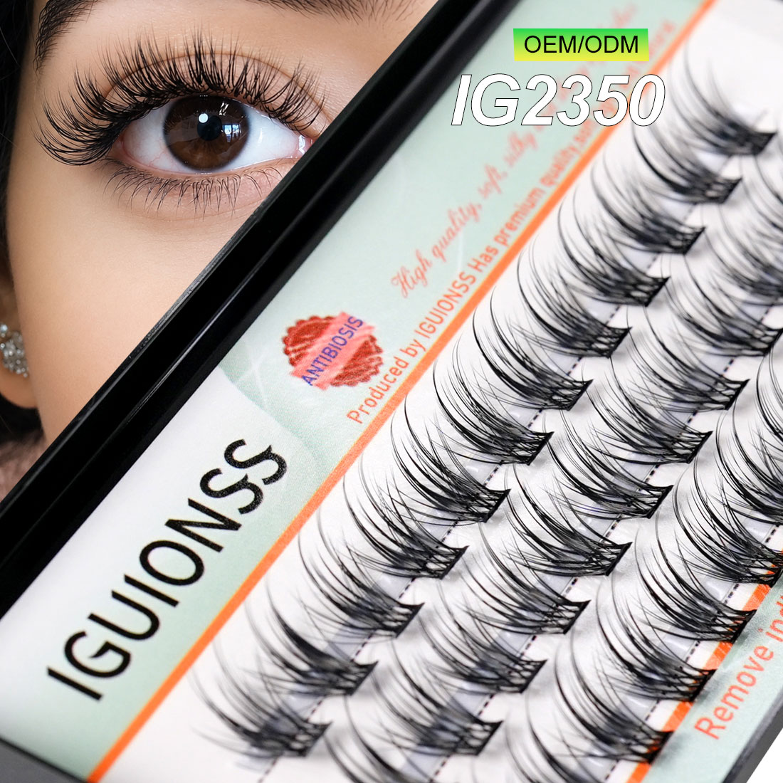Eyelash Extension For Asian Eyes - IGUIONSS OEM ODM مجزأة رمش تمديد