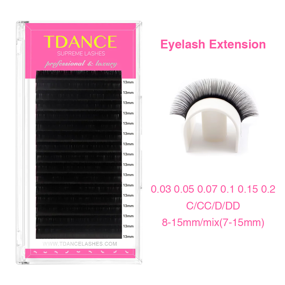 Eyelash Extension Russian Volume - TDANCE رمش تمديد 16 صفوف كوريا