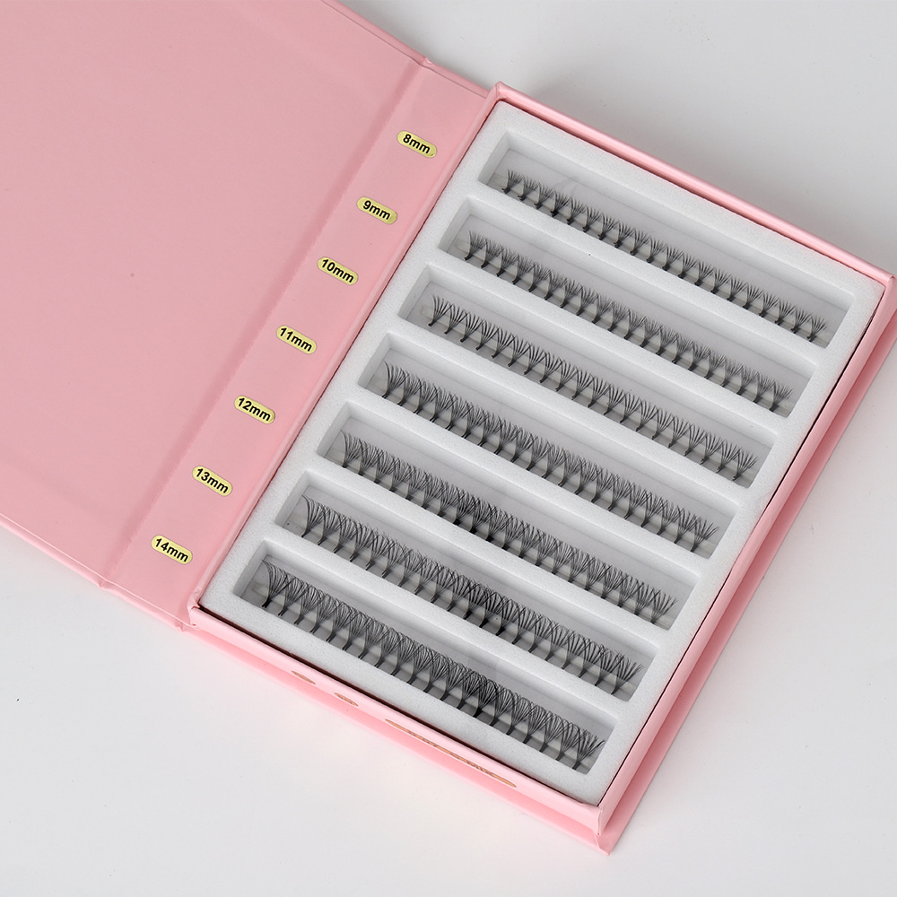 Mega Volume Lash - رموش مجمعة مسبقًا بقاعدة مدببة 8D
