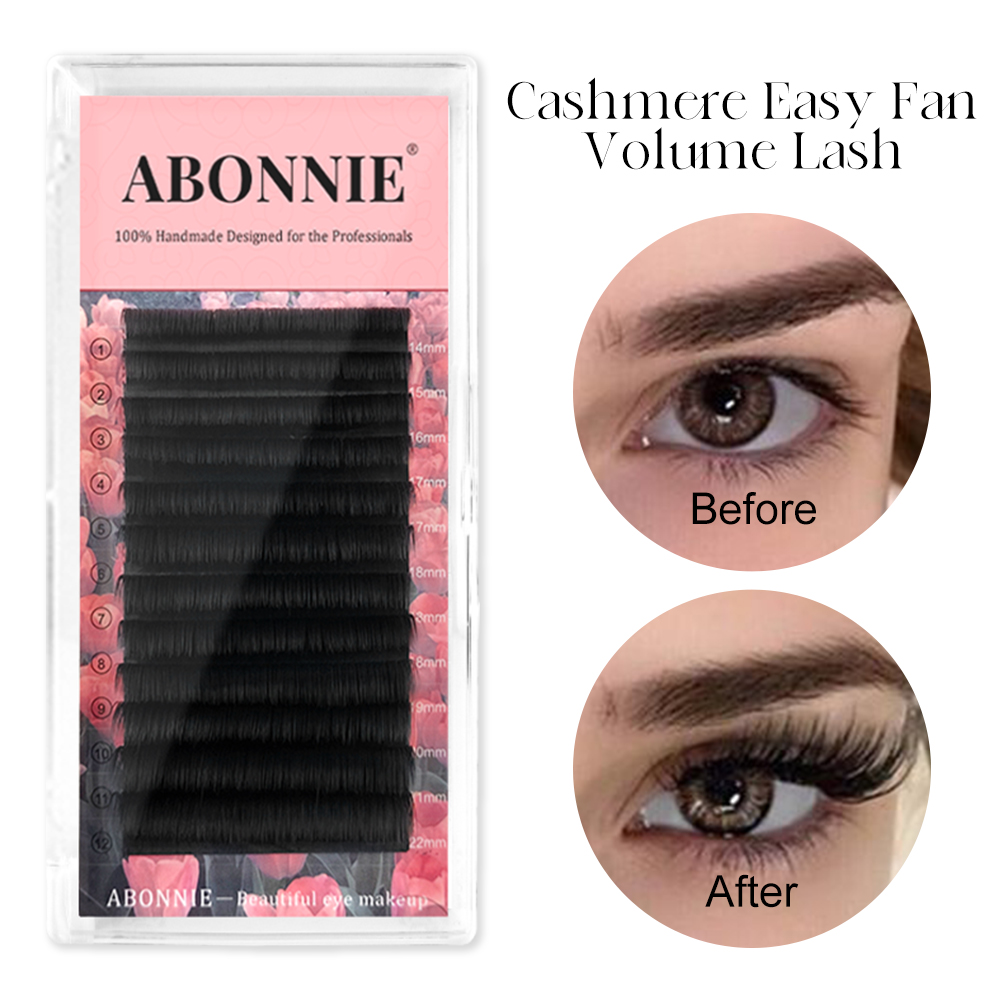 Eyelash Extension Russian Volume - Abonnie Easy Fanning رمش ملحقات تزهر