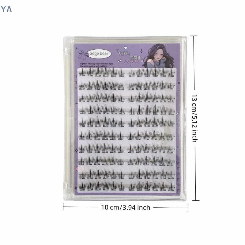 Eyelash Extension For Asian Eyes - 【SA】【SA】رموش صناعية بدون غراء بتصميم شمسي،