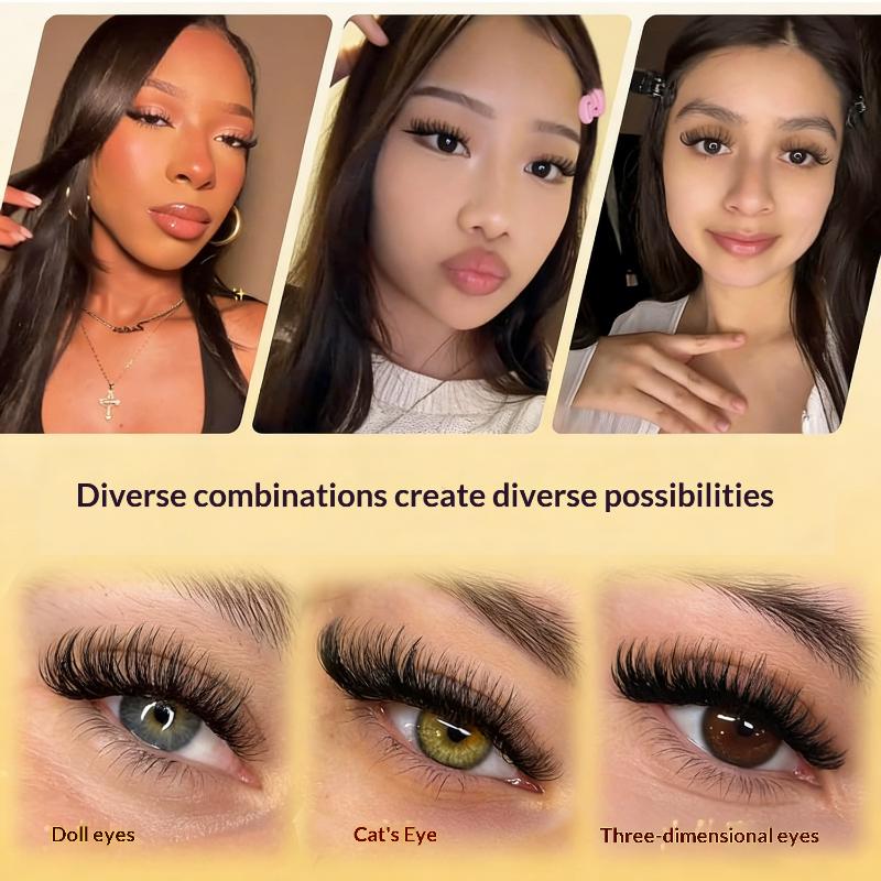Eyelash Extension Kits - طقم جديد لتمديد الرموش بدون غراء،