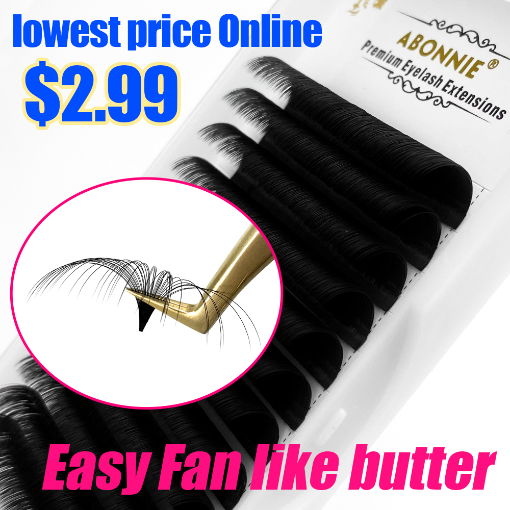 Eyelash Extension Mega Volume - Abonnie 0.03-0.10 مللي متر رموش سهلة