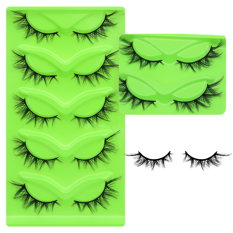Eyelash Extension Japanese - 5 أزواج من الرموش الصناعية السميكة