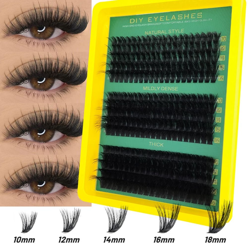 Eyelash Extension Kits - رموش صناعية بمظهر طبيعي، مجموعة تمديد