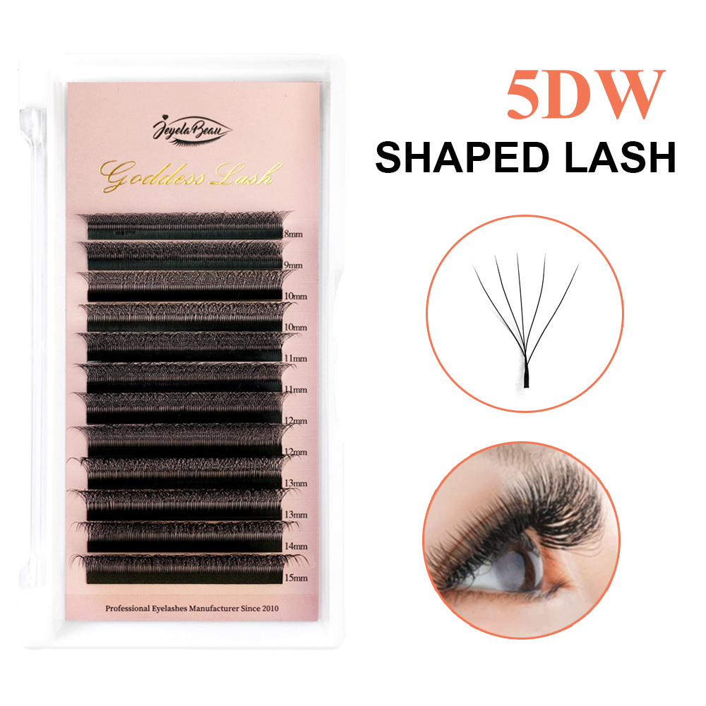 Eyelash Extension Mega Volume - رموش Goddess 5D على شكل W،