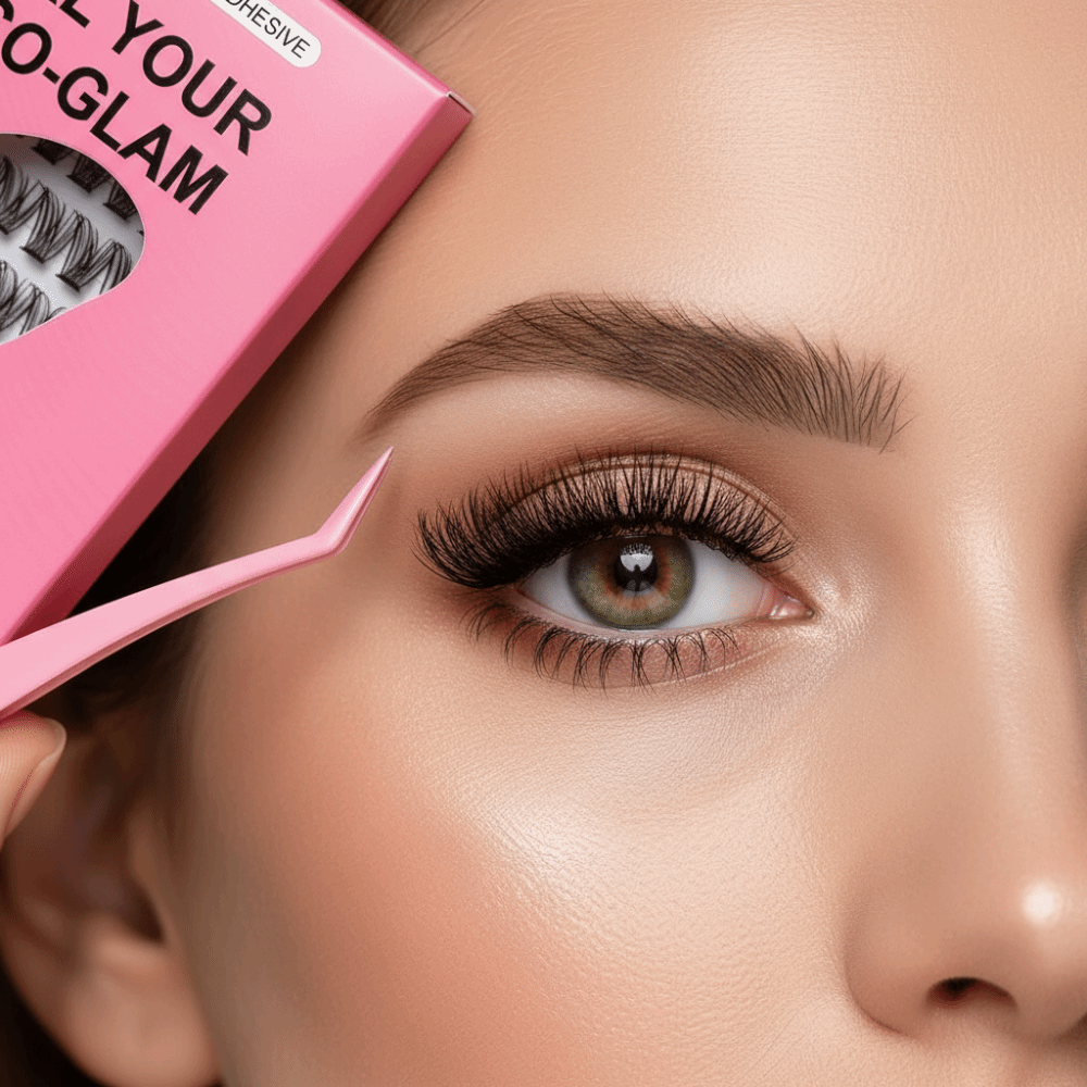 Eyelash Extension Kits - طقم تمديد الرموش بمظهر طبيعي للتركيب