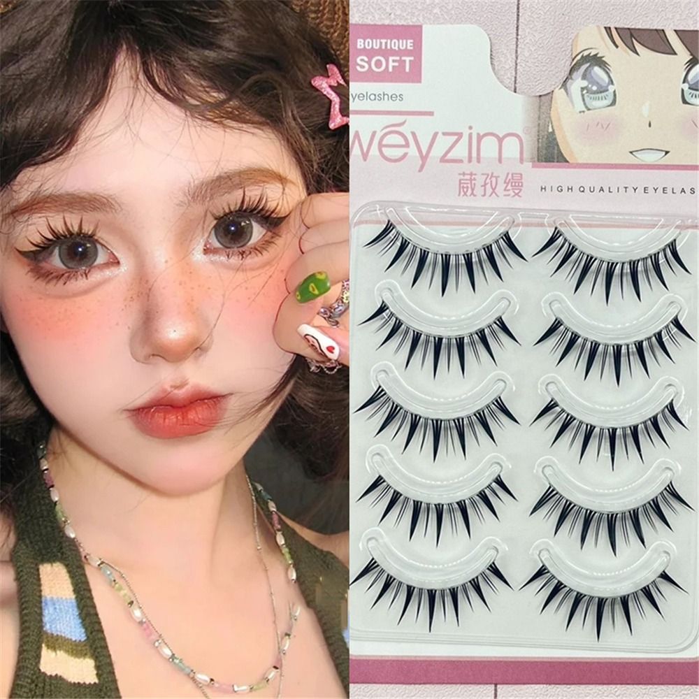 Eyelash Extension Japanese - 5 أزواج من الرموش الصناعية اليابانية