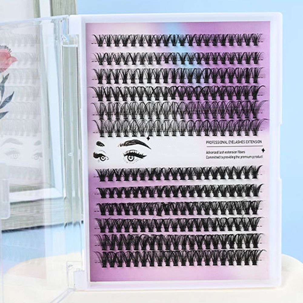 رموش صناعية ذات مظهر طبيعي بتص - مراجعة Eyelash Extension Kits وسعره