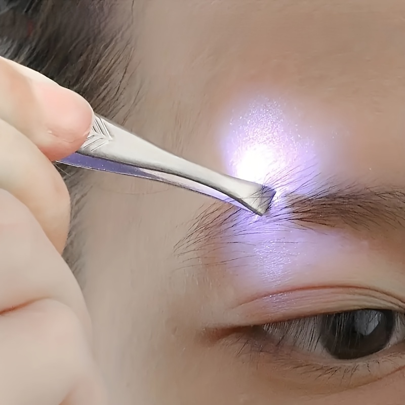 1/2 قطعة أداة ملاقط الحاجب الخ - مراجعة Eyelash Extension Led وسعره