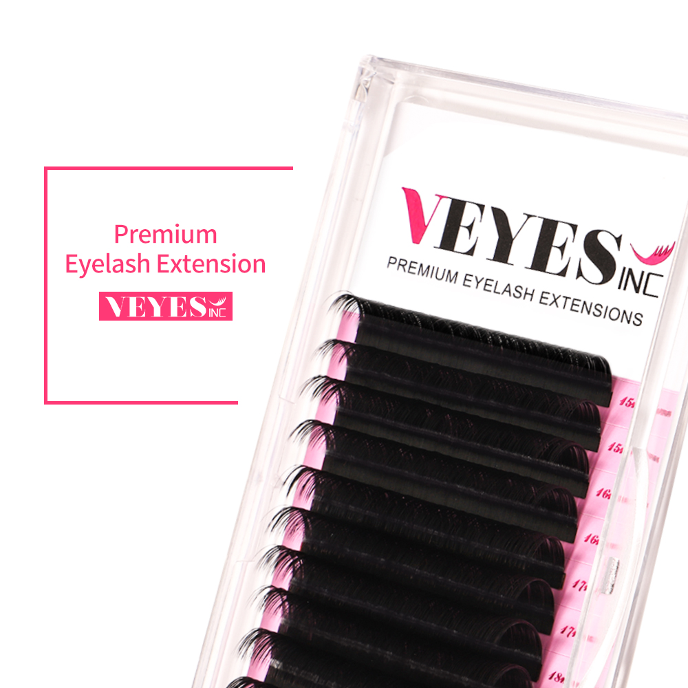 Veyes Inc قسط ملحقات رمش الفرد - مراجعة Eyelash Extension Hybrid وسعره