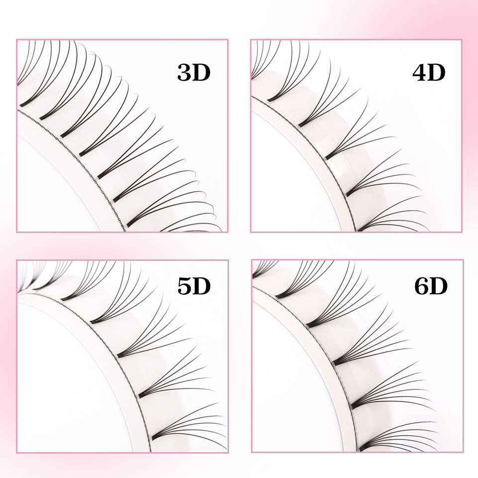AGUUD مراوح حجم طبيعية ناعمة م - مراجعة Eyelash Extension Russian Volume وسعره