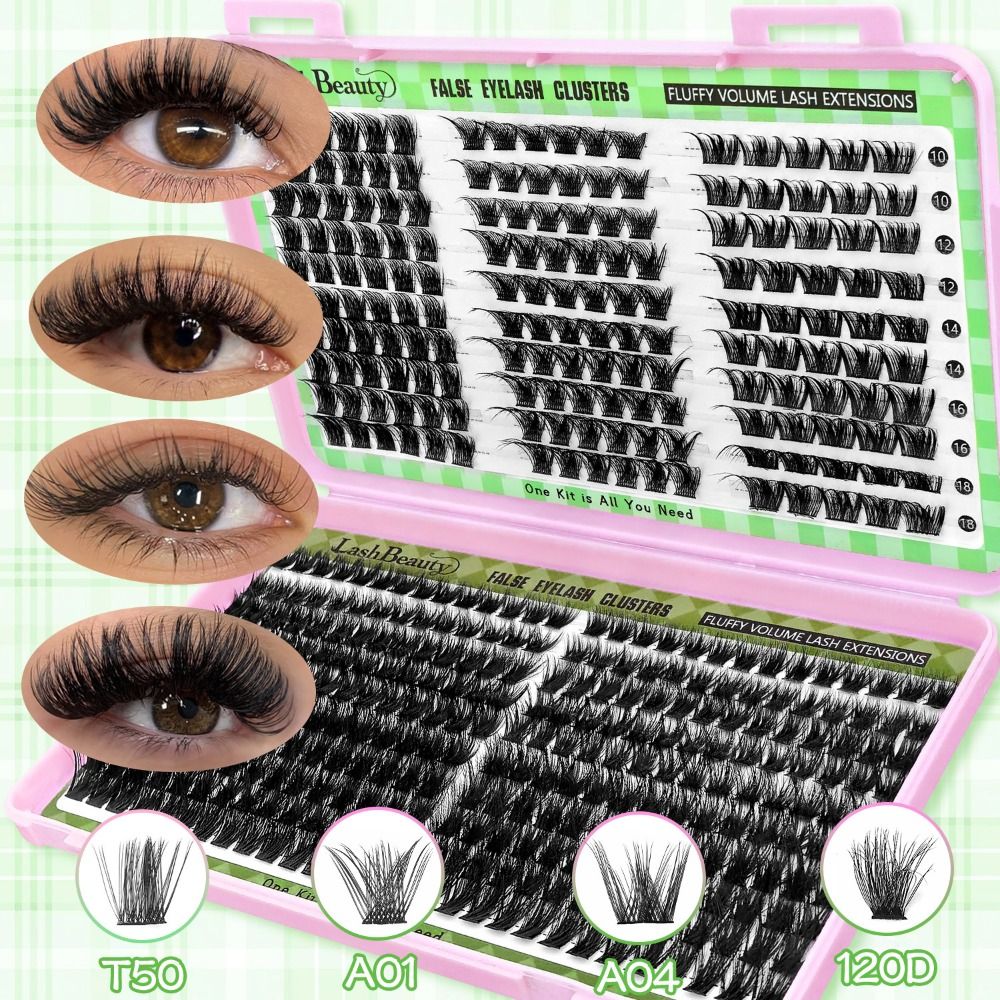 رموش صناعية بمظهر طبيعي، تصميم - مراجعة Eyelash Extension Kits وسعره
