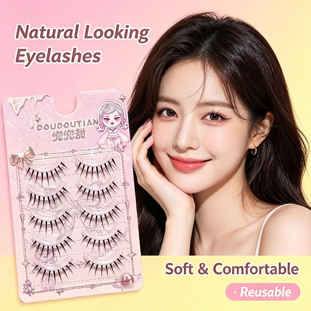 5 أزواج من الرموش الصناعية الط - مراجعة Eyelash Extension Japanese Style وسعره