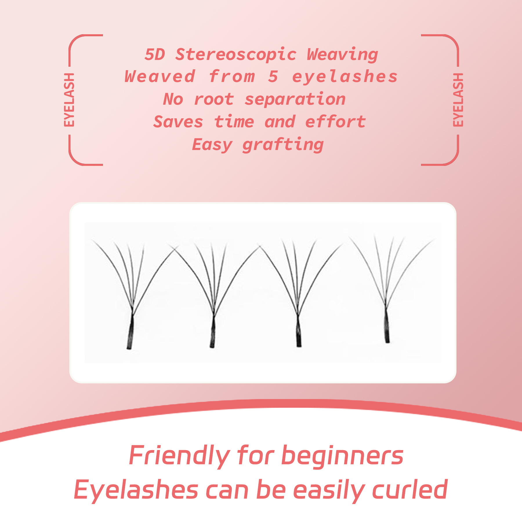 رموش اصطناعية هجينة 5D احترافي - مراجعة Eyelash Extension Hybrid وسعره