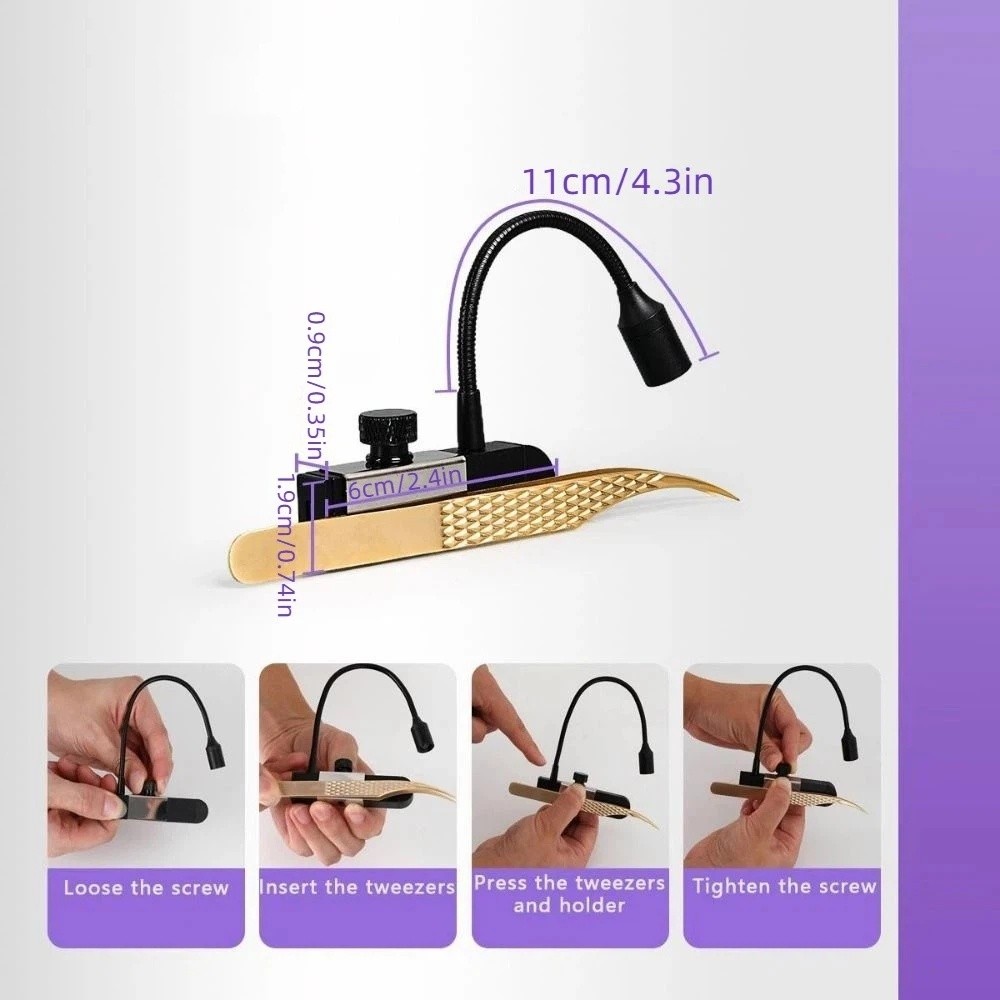 ضوء أشعة فوق بنفسجية محمول لتم - مراجعة Eyelash Extension Led وسعره