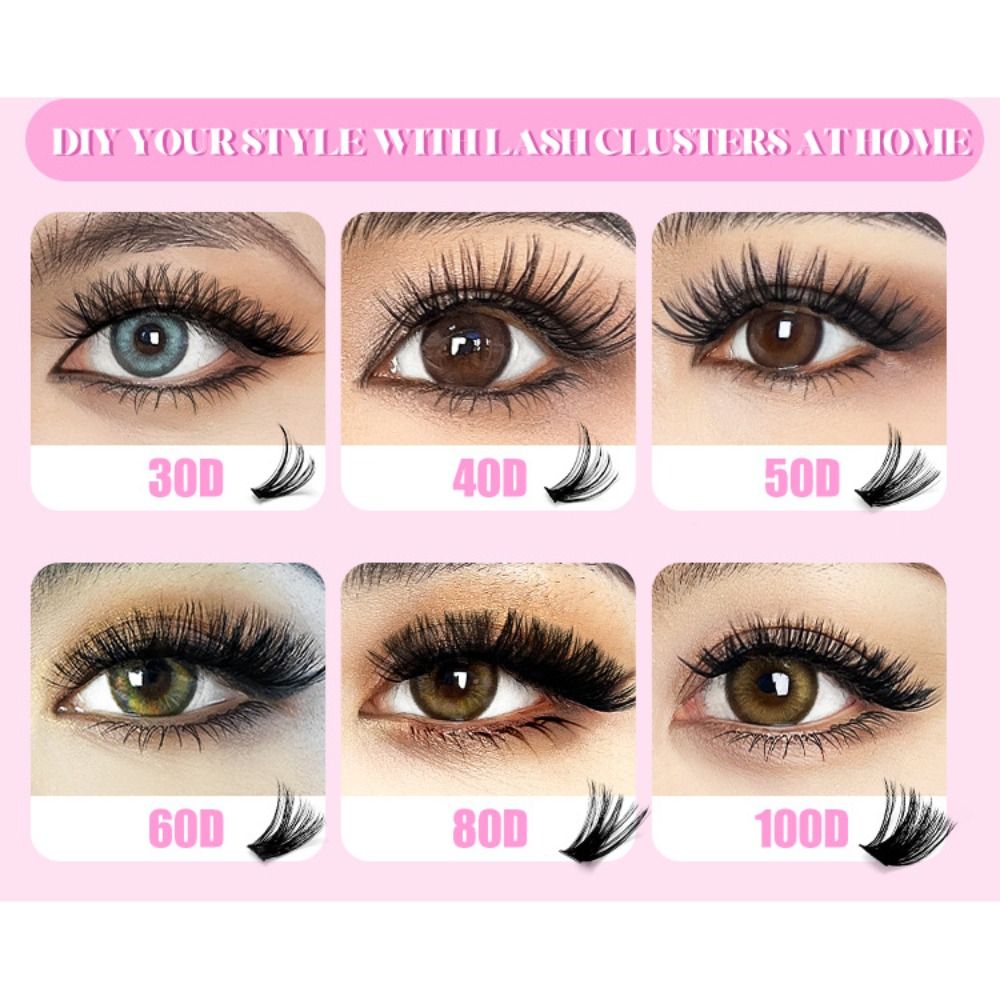 رموش صناعية بطول 9-16 مم، مظهر - مراجعة Eyelash Extension Kits وسعره
