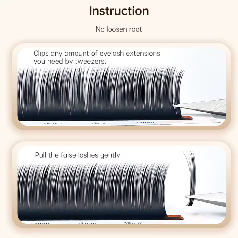 رموش كاميليا من دريم باليت مع  - مراجعة Eyelash Extension Russian Volume وسعره