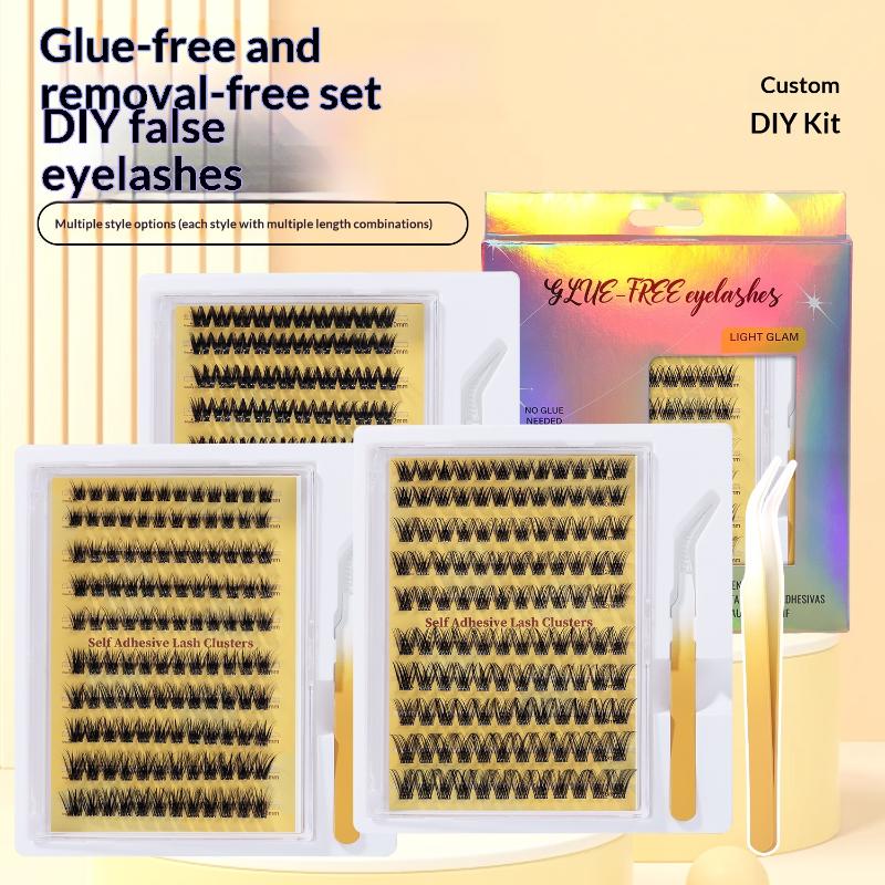 طقم جديد لتمديد الرموش بدون غر - مراجعة Eyelash Extension Kits وسعره