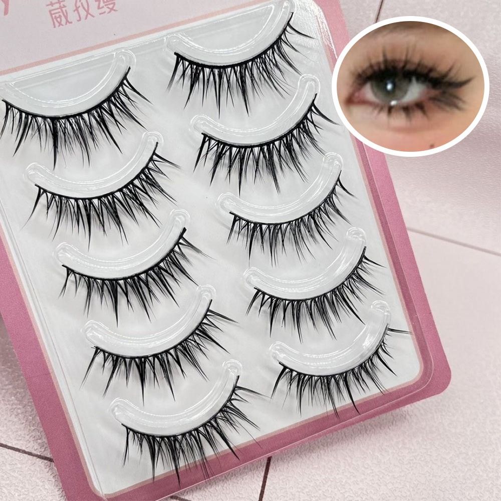 5 أزواج من الرموش الصناعية الي - مراجعة Eyelash Extension Japanese وسعره