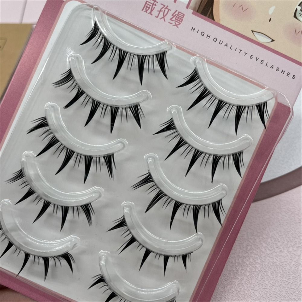 5 أزواج من الرموش الصناعية الي - مراجعة Eyelash Extension Japanese وسعره