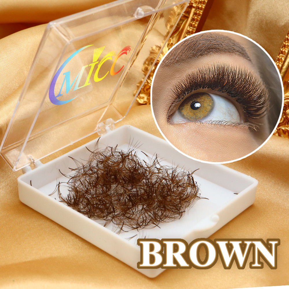 1000 مراوح PBT الهجين البني مس - مراجعة Eyelash Extension Hybrid وسعره