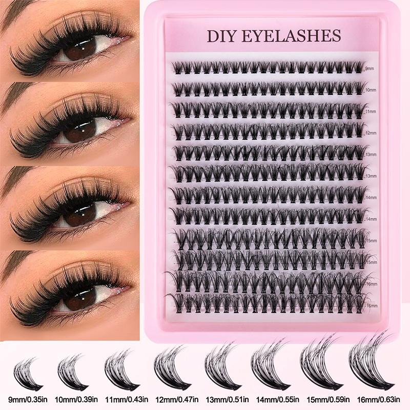 طقم رموش طبيعية متجمعة للتركيب - مراجعة Eyelash Extension Kits وسعره