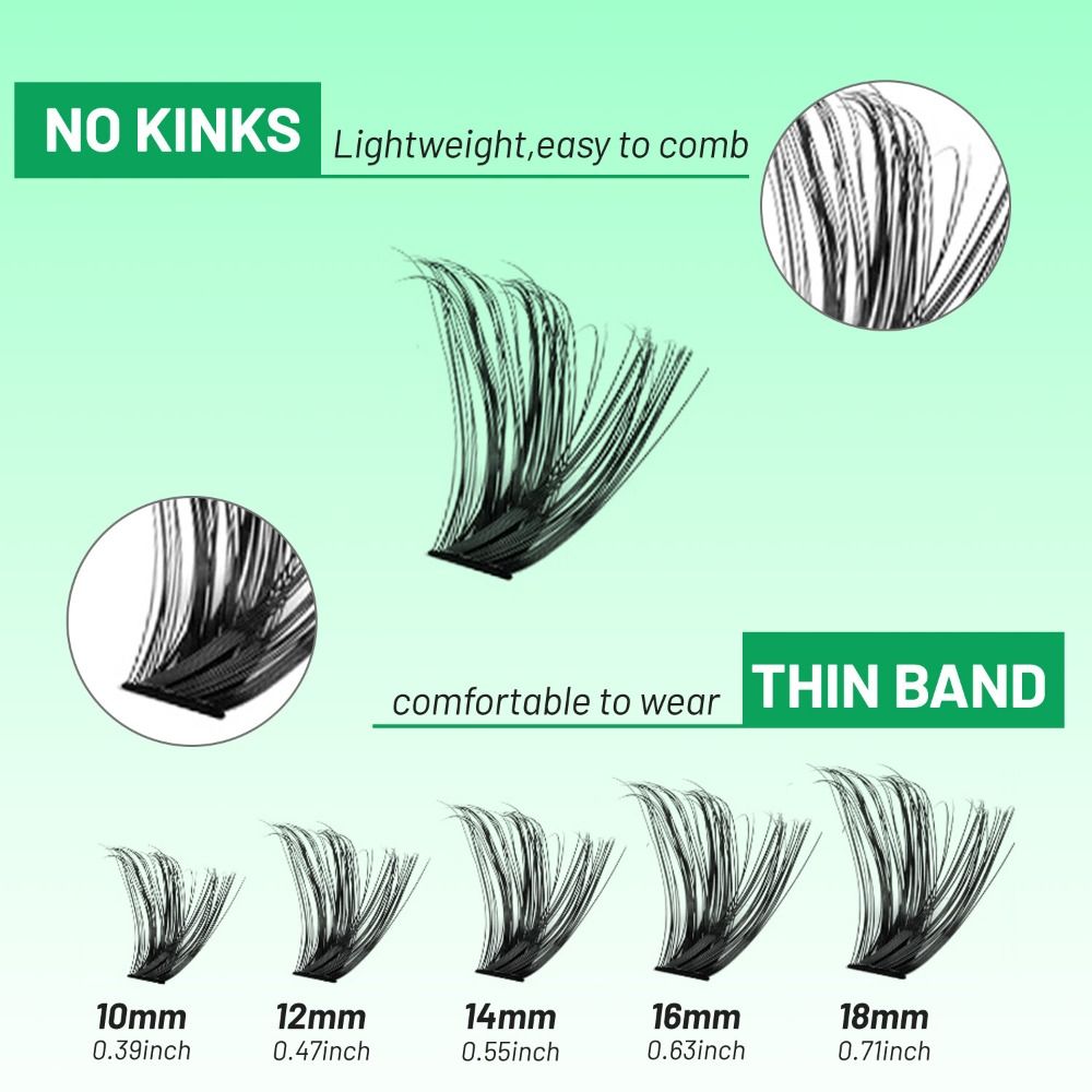 رموش صناعية بمظهر طبيعي، مجموع - مراجعة Eyelash Extension Kits وسعره