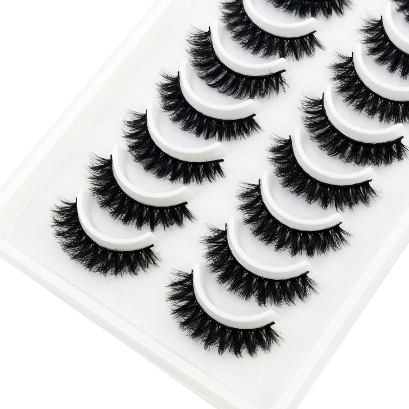 HBZGTLAD الروسية قطاع جلدة 10  - مراجعة Eyelash Extension Russian Volume وسعره