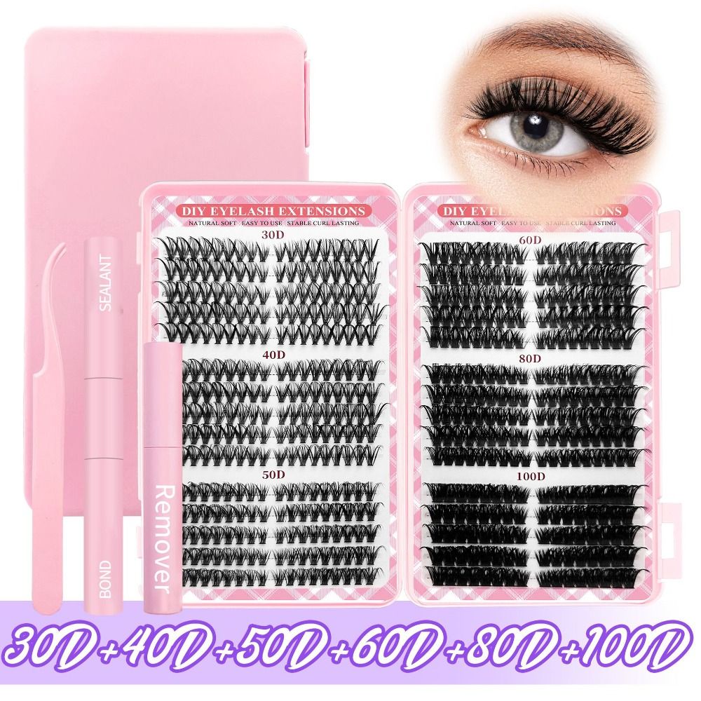 رموش صناعية بطول 9-16 مم، رموش - مراجعة Lash Fan Volume وسعره