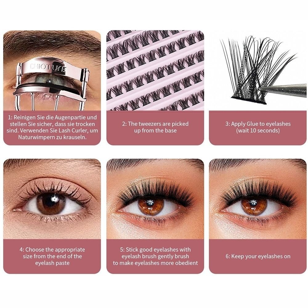 رموش صناعية عالية الجودة بتصمي - مراجعة Eyelash Extension Kits وسعره