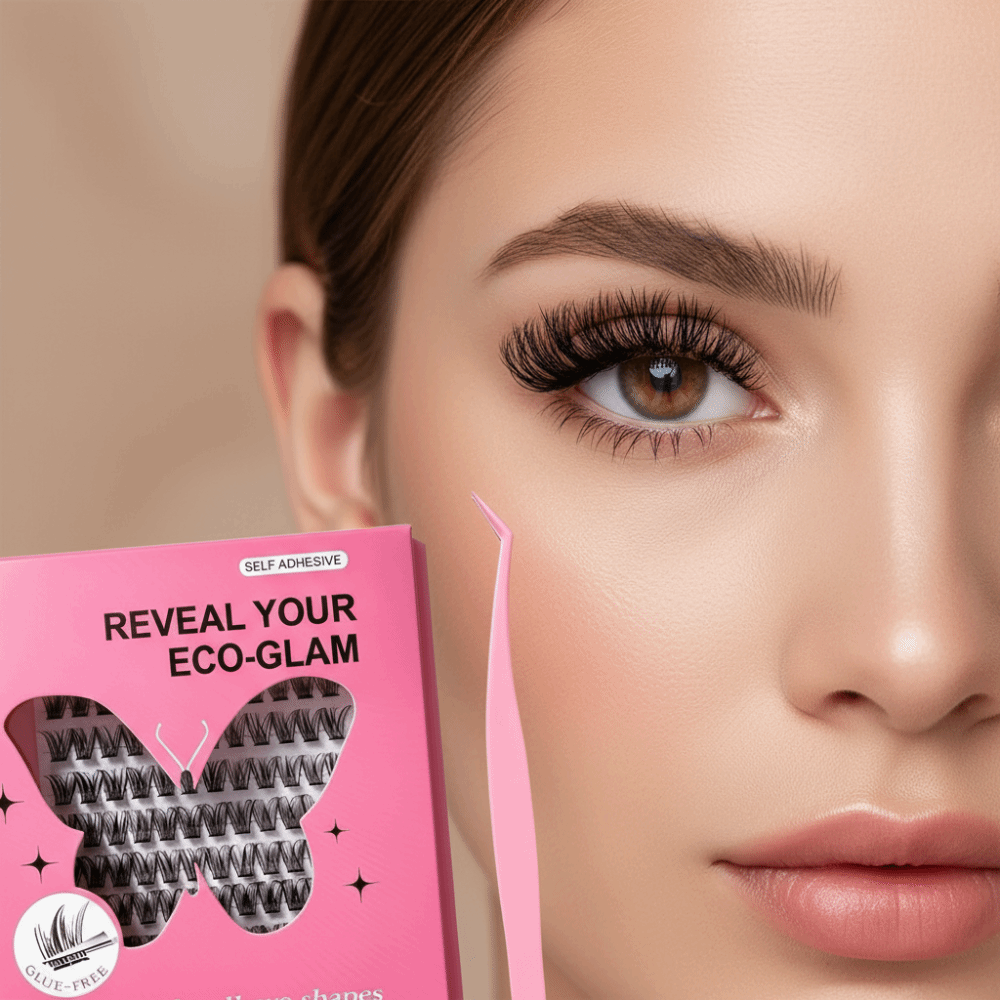 طقم تمديد الرموش بمظهر طبيعي ل - مراجعة Eyelash Extension Kits وسعره