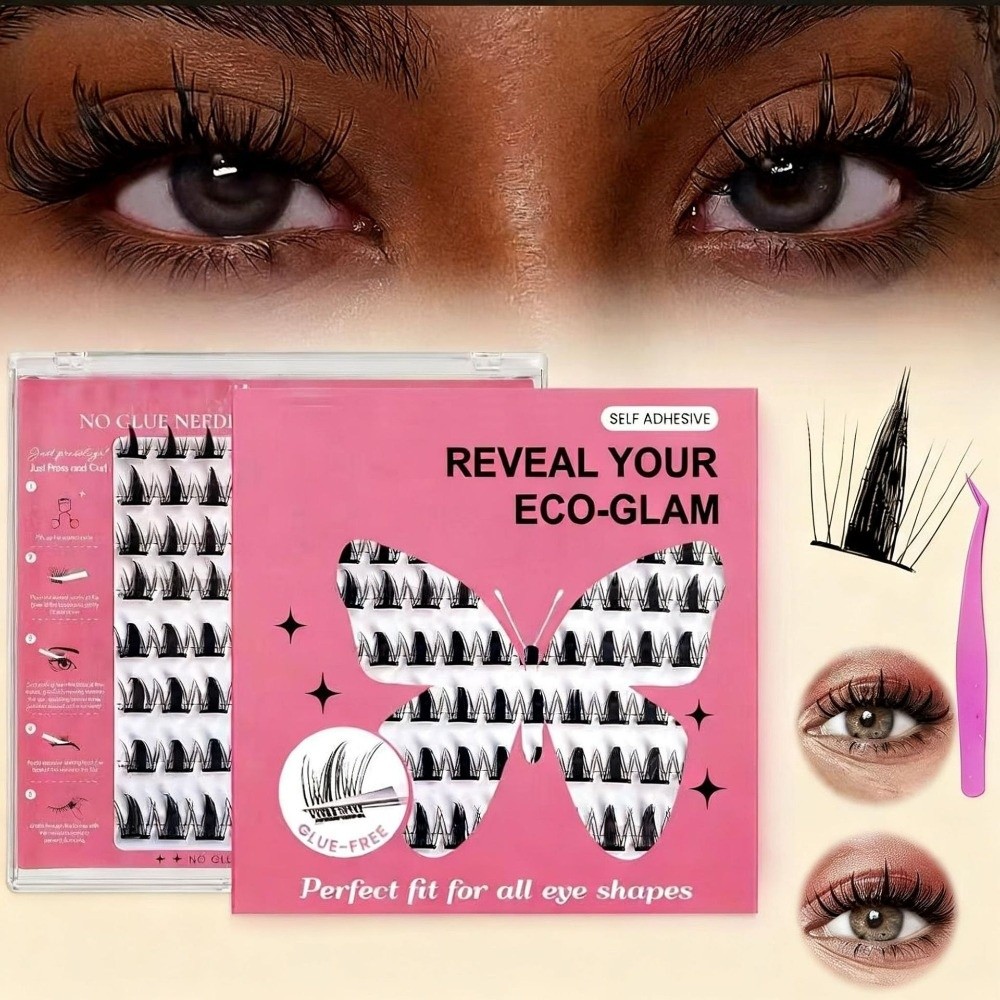 طقم تمديد الرموش بمظهر طبيعي ل - مراجعة Eyelash Extension Kits وسعره