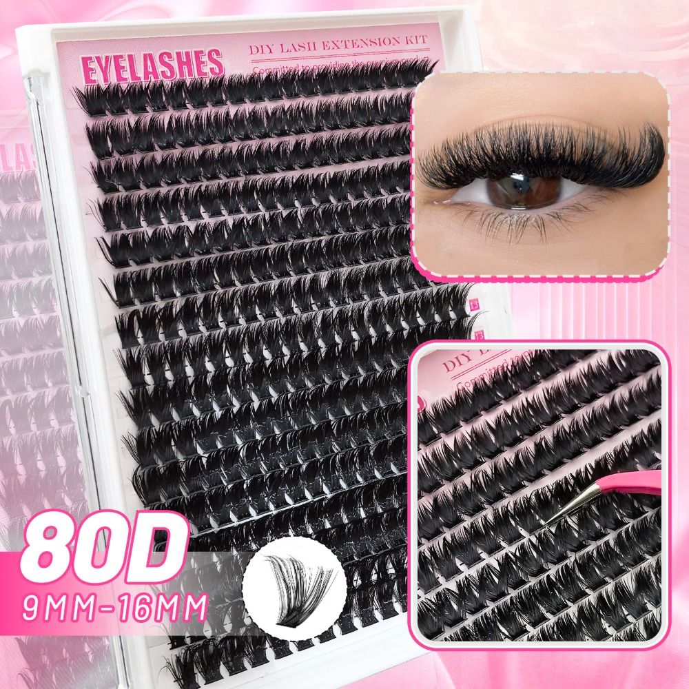 رموش صناعية بمظهر طبيعي، تصميم - مراجعة Eyelash Extension Kits وسعره