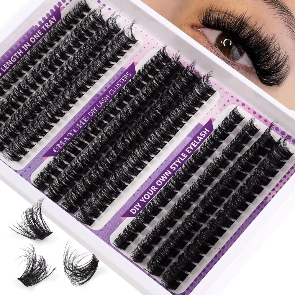 رموش صناعية بمظهر طبيعي، نمط خ - مراجعة Eyelash Extension Kits وسعره