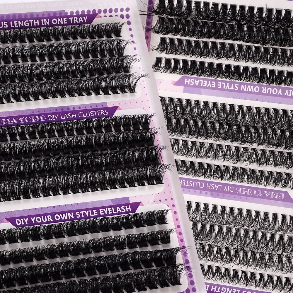 رموش صناعية بمظهر طبيعي، نمط خ - مراجعة Eyelash Extension Kits وسعره
