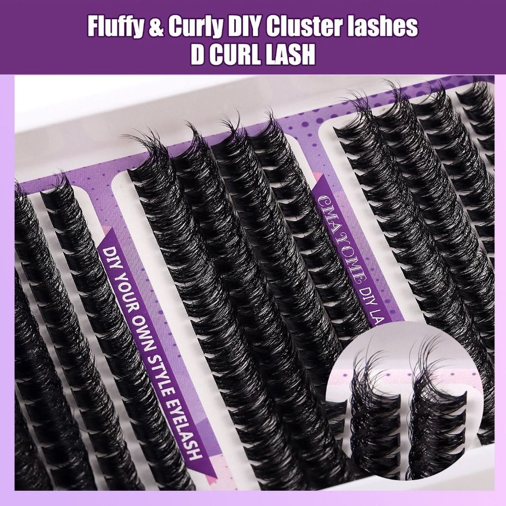 رموش صناعية بمظهر طبيعي، نمط خ - مراجعة Eyelash Extension Kits وسعره