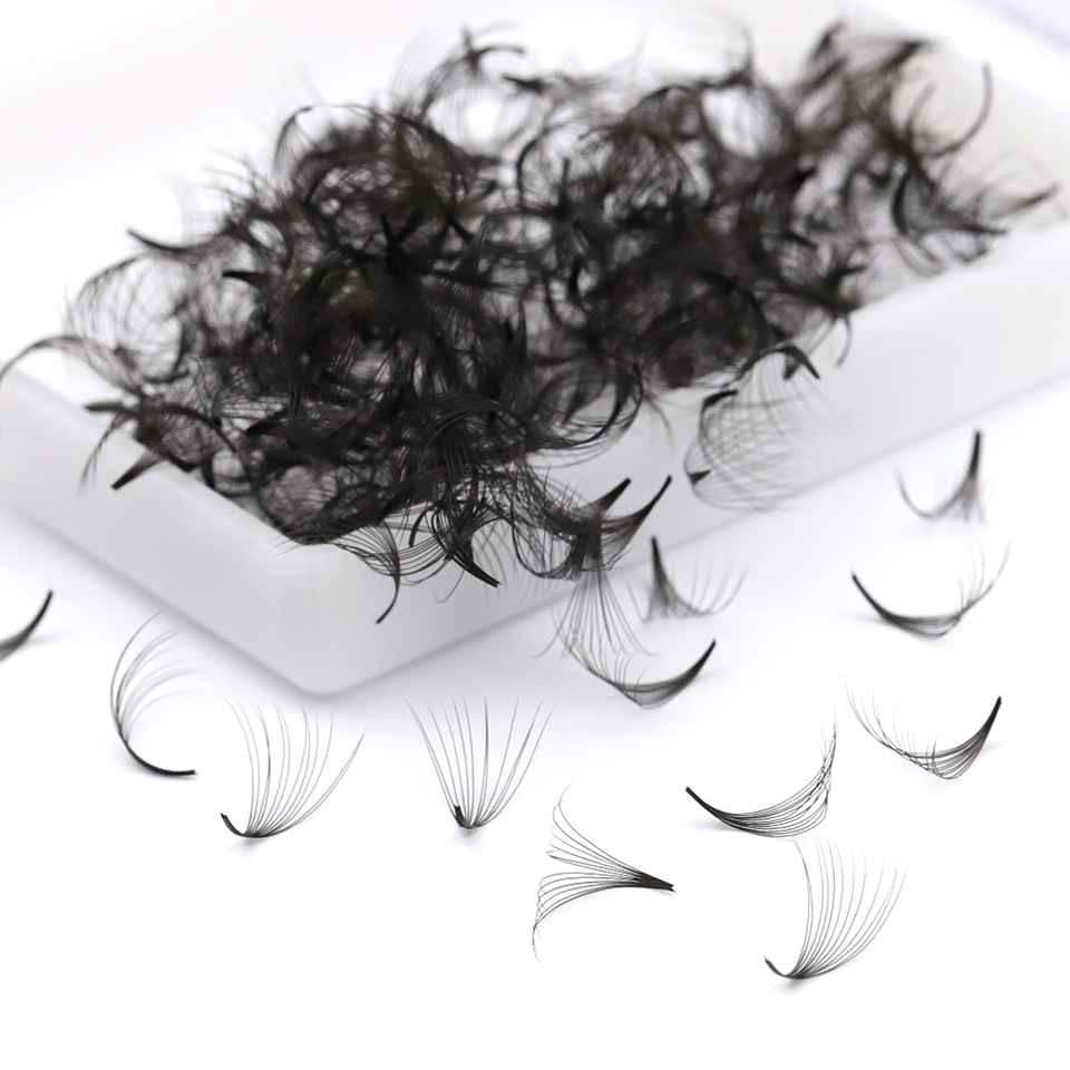 RUJADE 6D 8D فضفاض المشجعين جل - مراجعة Eyelash Extension Mega Volume وسعره