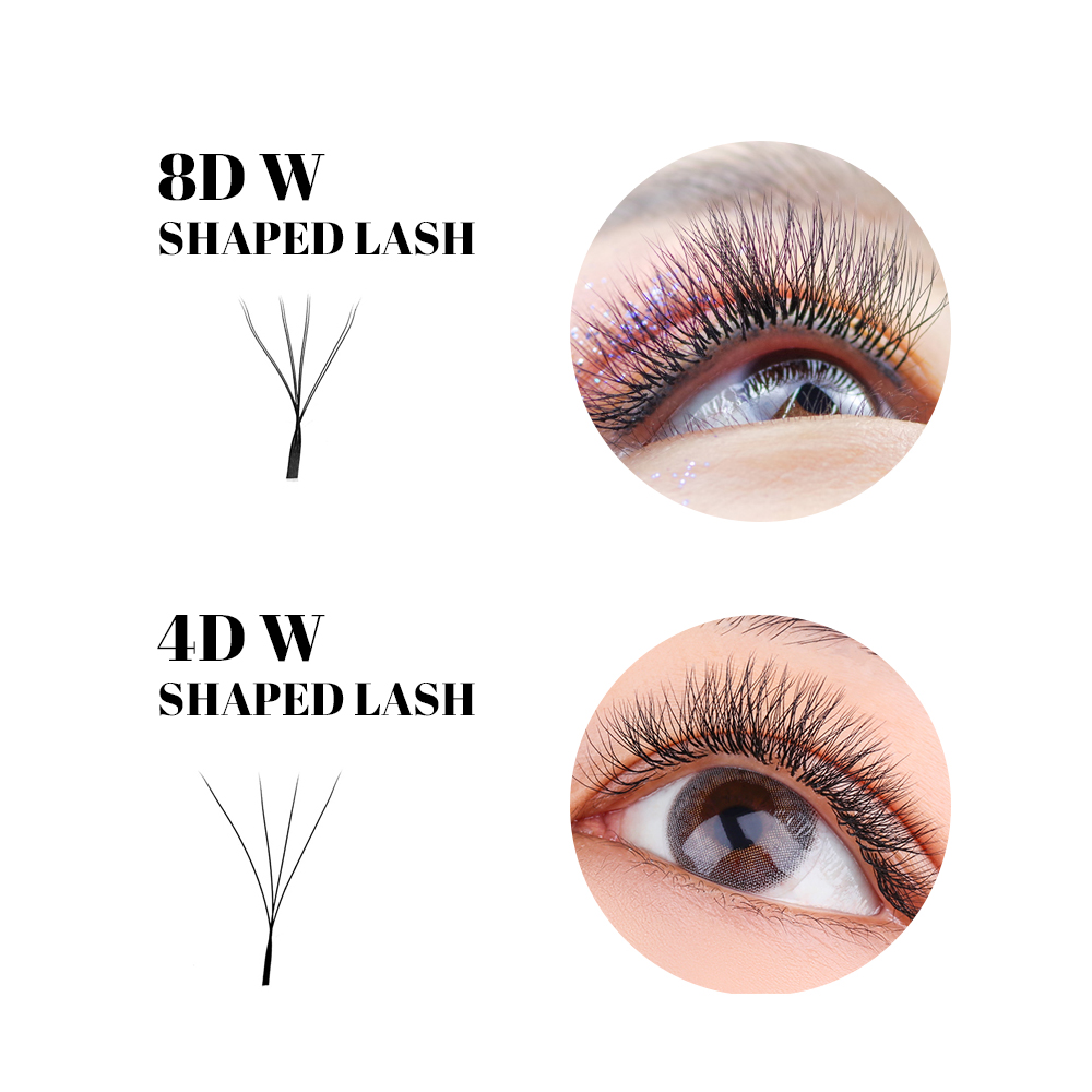 رموش FADVAN على شكل W مزدوجة ا - مراجعة Lash Fan Volume وسعره