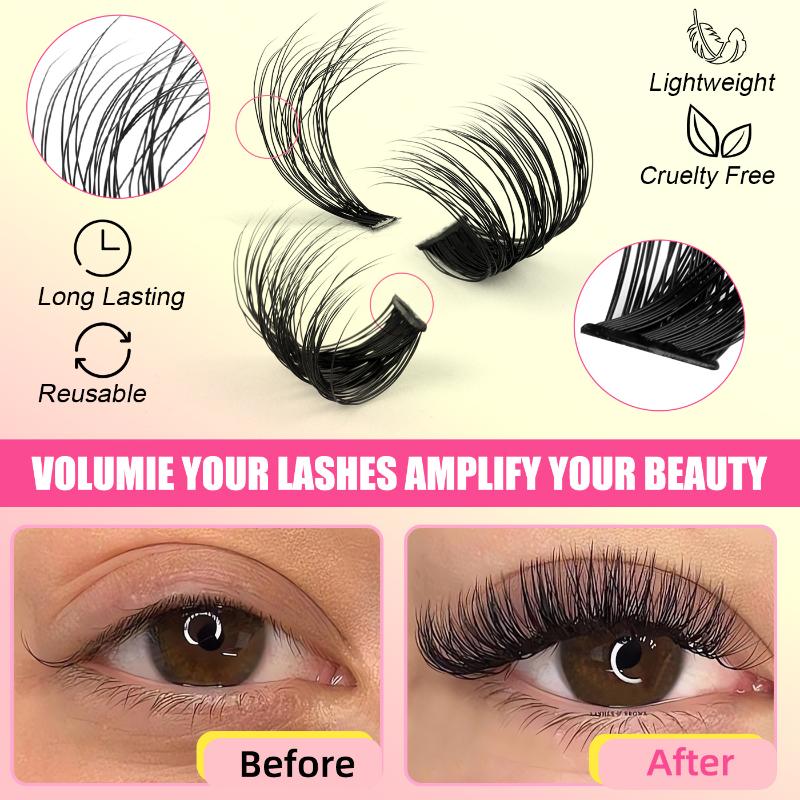طقم رموش عنقودية، رموش فردية،  - مراجعة Eyelash Extension Kits وسعره