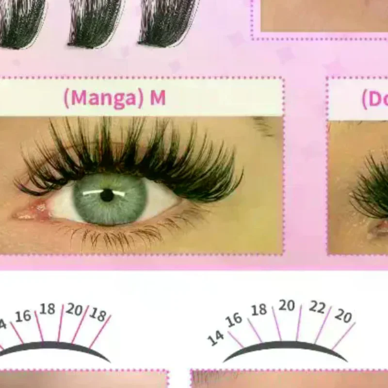 طقم رموش كثيفة، رموش فردية مدب - مراجعة Eyelash Extension Kits وسعره