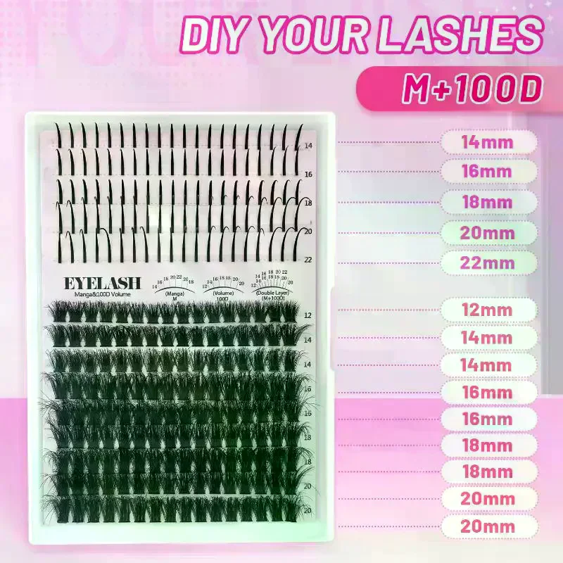 طقم رموش كثيفة، رموش فردية مدب - مراجعة Eyelash Extension Kits وسعره