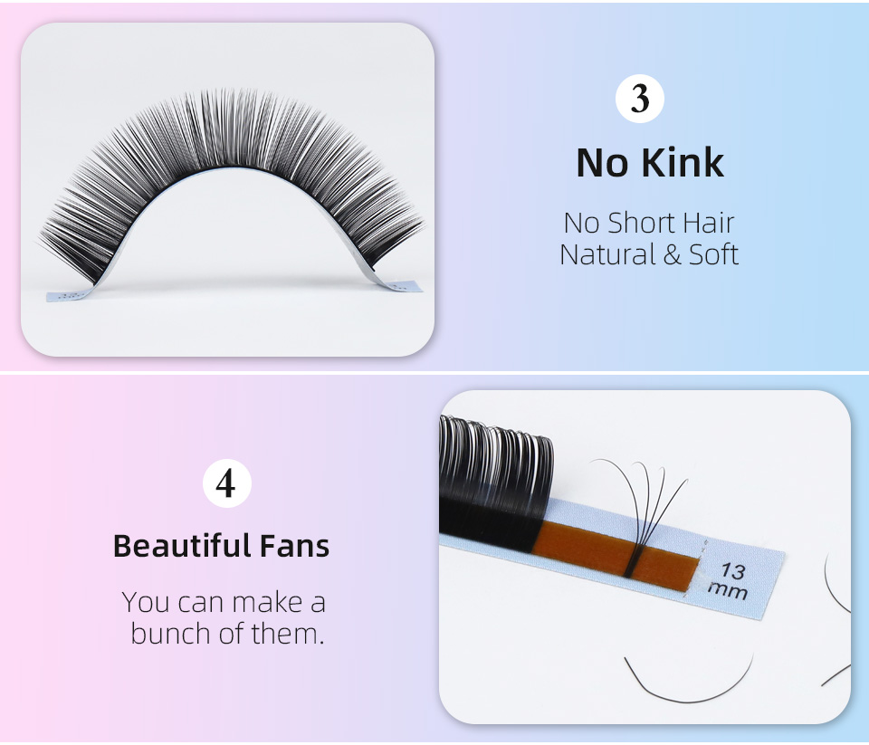 RUJADE L L + LC LD LU (M) حليق - مراجعة Eyelash Extension Russian Volume وسعره