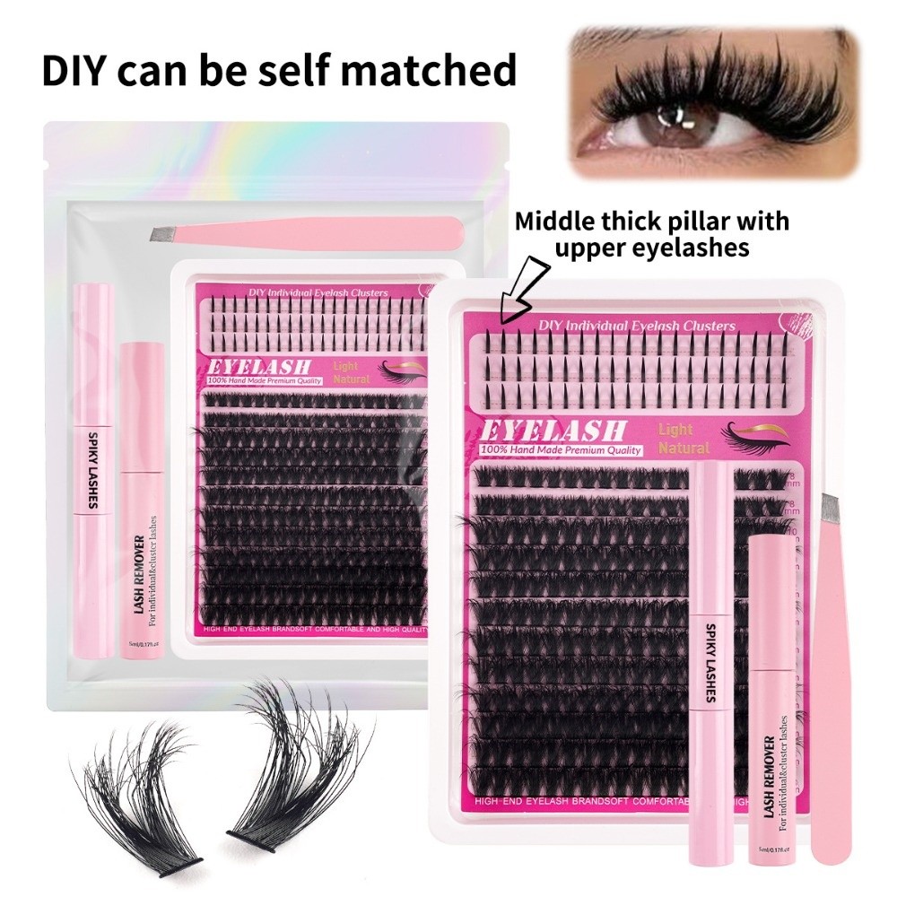 رموش صناعية طبيعية المظهر بطول - مراجعة Eyelash Extension Kits وسعره