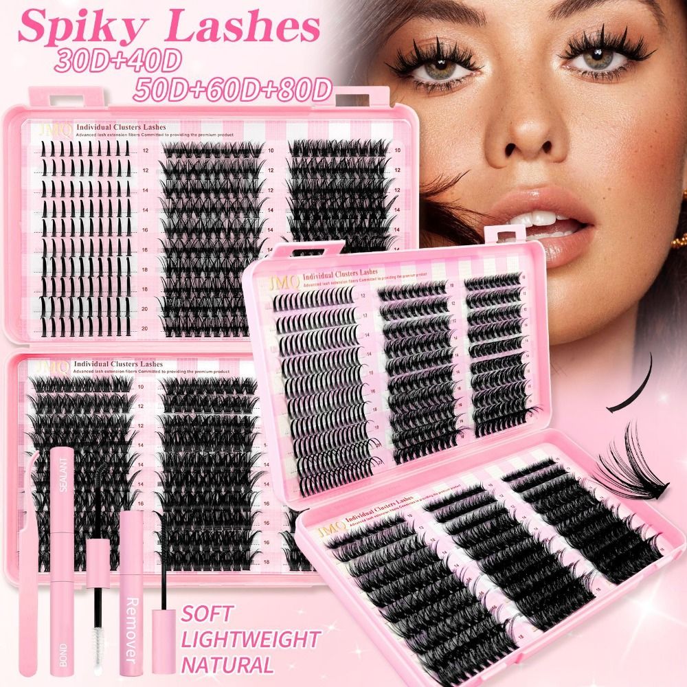 رموش صناعية بطول 9-16 مم، ثلاث - مراجعة Eyelash Extension Kits وسعره