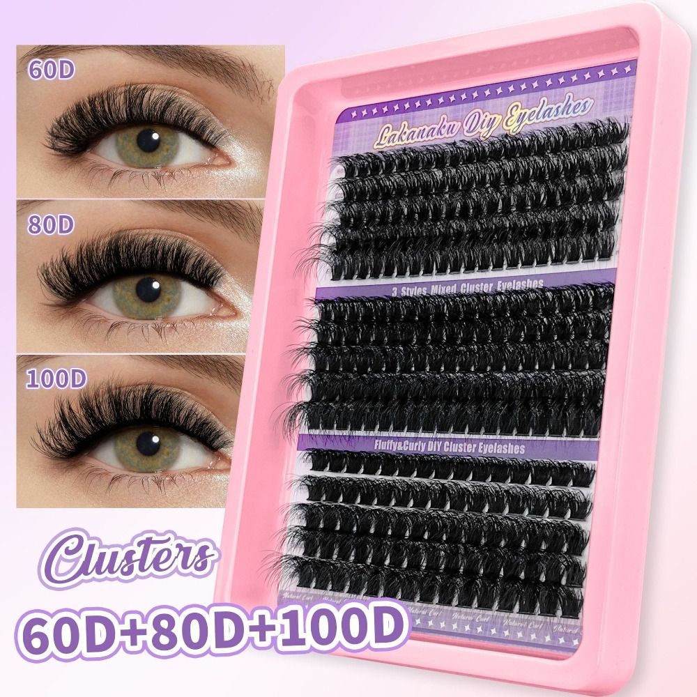 رموش صناعية بطول 9-16 مم، ثلاث - مراجعة Eyelash Extension Kits وسعره