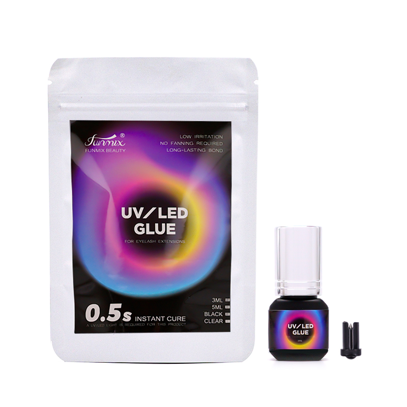 Funmix UV LED لاش الغراء 3 ملل - مراجعة Eyelash Extension Led وسعره
