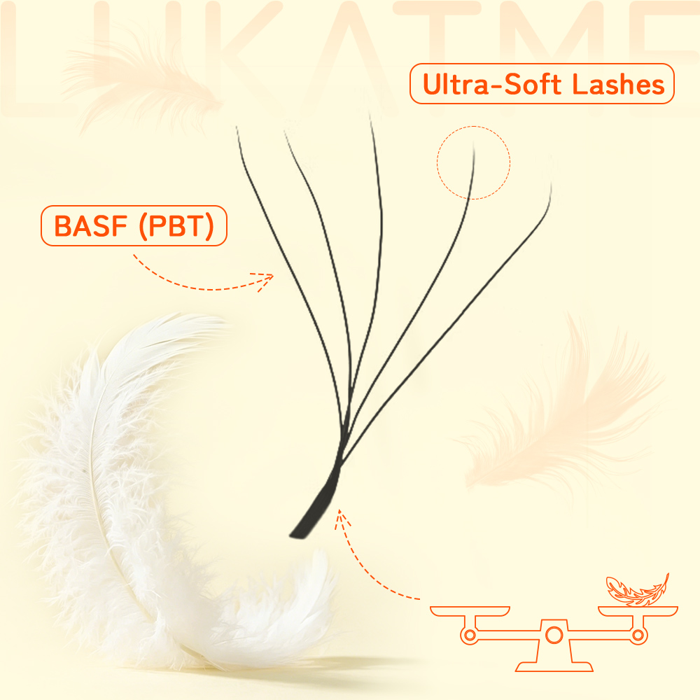 رموش LUKATME 5D 6D 7D W على شك - مراجعة Eyelash Extension Mega Volume وسعره