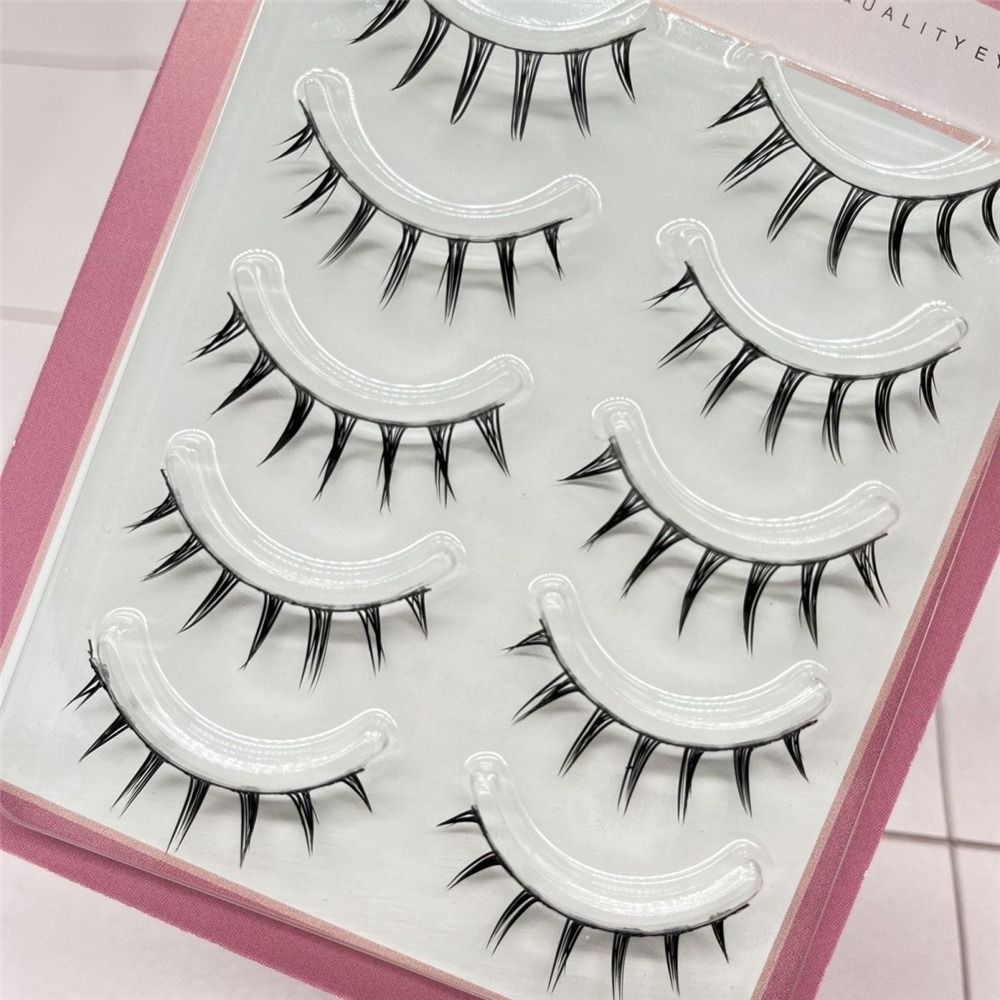 5 أزواج من الرموش الصناعية الي - مراجعة Eyelash Extension Japanese وسعره